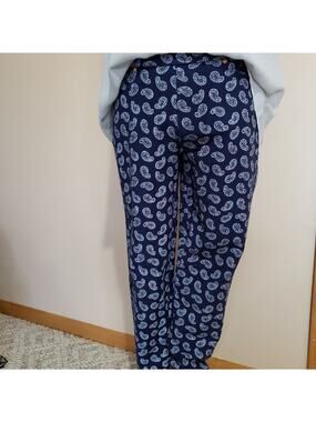 Michael Michael Kors Blue Paisley Legging Sz Medium